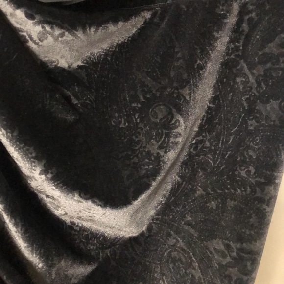 Velvet patterned 👗 dress with mesh - great party 🎉 dress - Picture 2 of 6